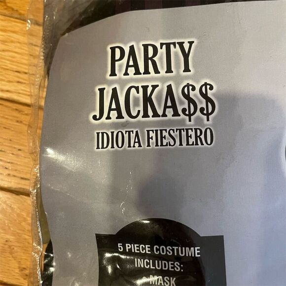 Amscan Party Jacka$$ Adult Unisex Costume One Size Multi-Color - Picture 2 of 5